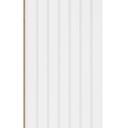 Wall Slat Panels - White Paintable