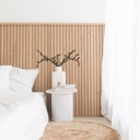 Wall Slat Cover Moulding - Pepper Oak