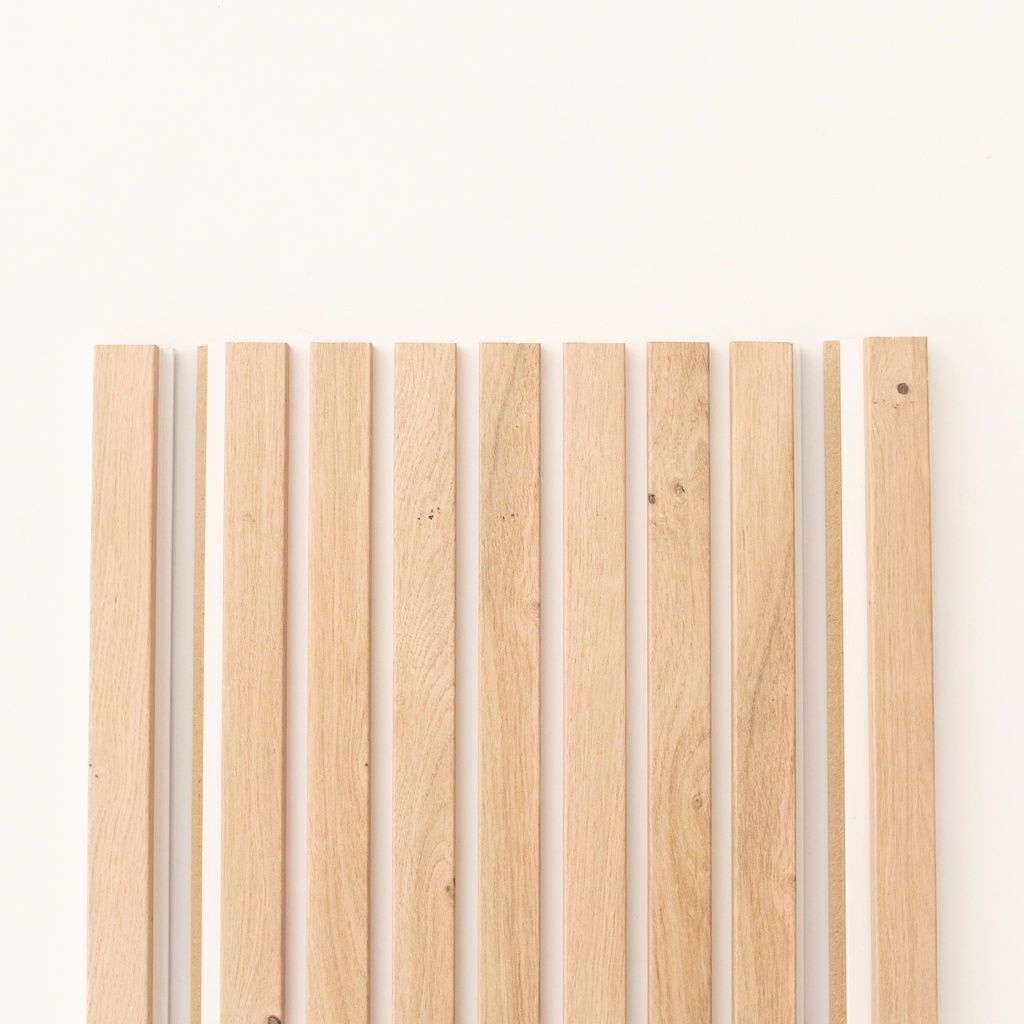 Wall Slat End Profiles - Pepper Oak / Pepper Oak