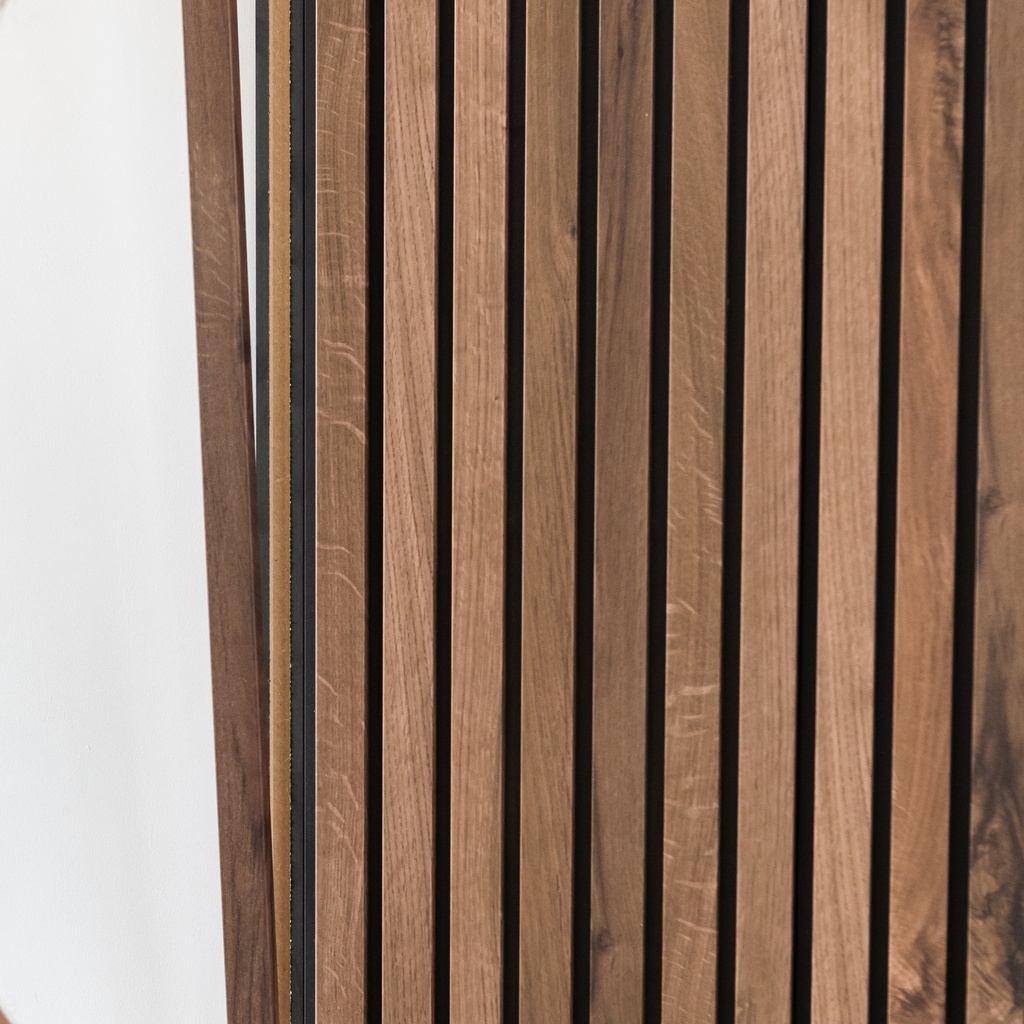Wall Slat End Profiles - Pepper Oak / Pepper Oak