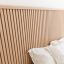 Wall Slat Cover Moulding - White Paintable