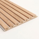 Wall Slat Panels - Pepper Oak / White