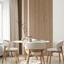 Wall Slat Panels - Pepper Oak / Black
