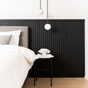 Wall Slat Panels - Matte Black / Matte Black