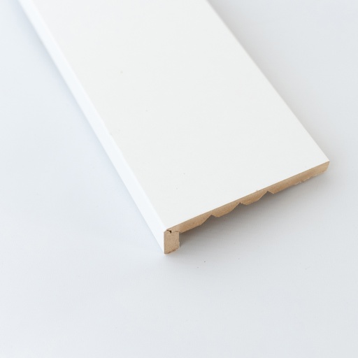 Wall Slat Cover Moulding - White Paintable