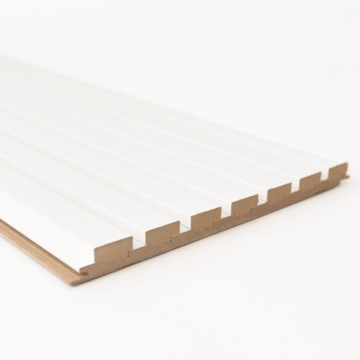 [S_WSP_W] Wall Slat Panels - White Paintable (Sample)