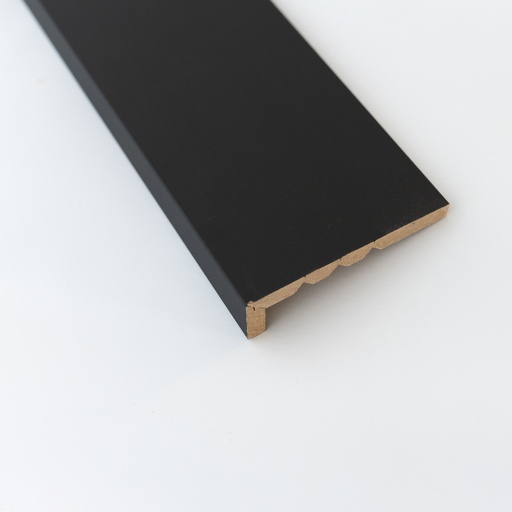 [WSCM_B_2400] Wall Slat Cover Moulding - Matte Black